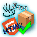Java, HTML games, and packed files icon
